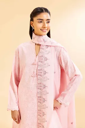 3 Piece - Dyed Embroidered Suit - 42501105