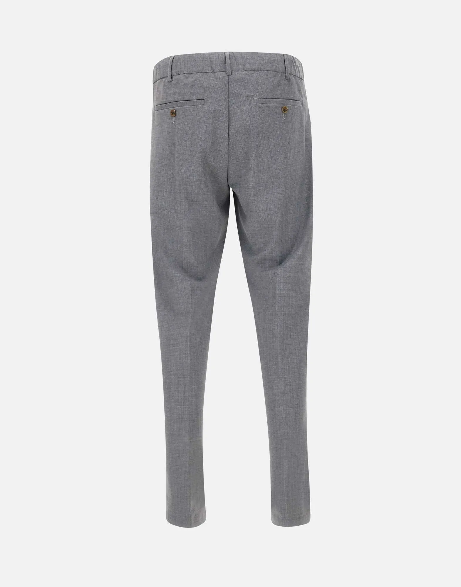 Apollo Light Grey Wool Trousers