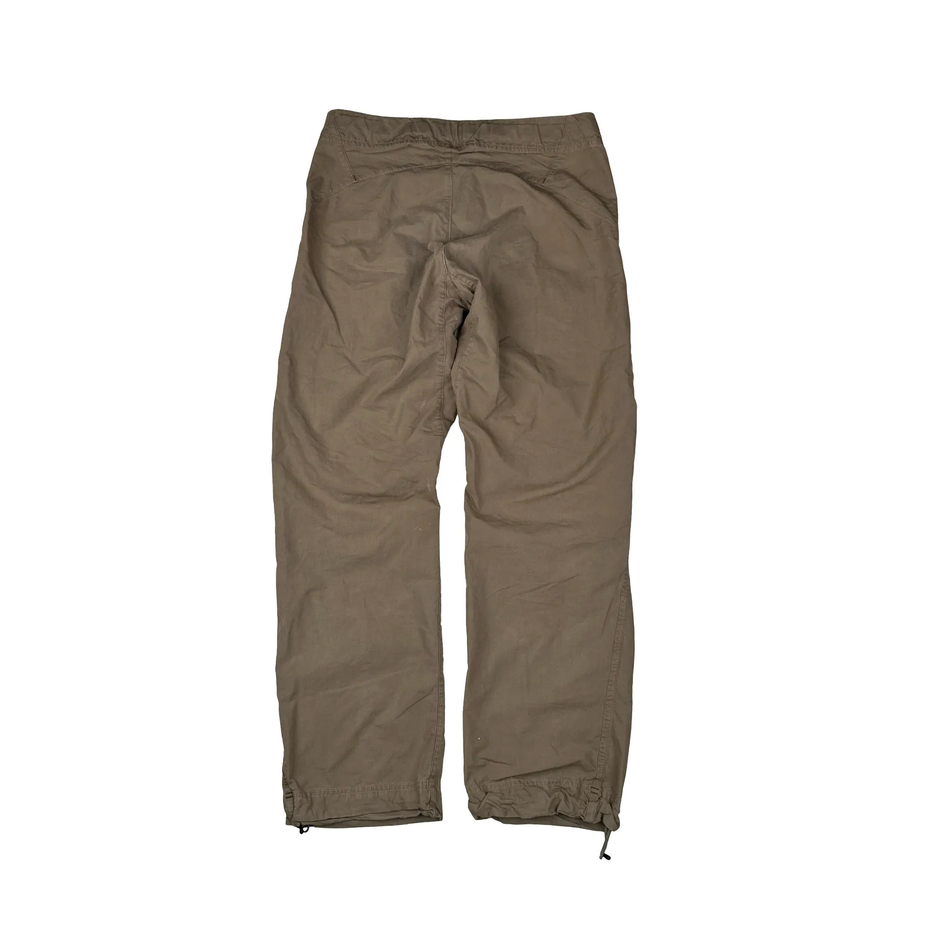 Arcteryx Beige Cotton Relaxed Fit Trousers - Small