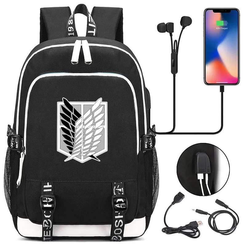 Attack on Titan Backpacks for Teenager