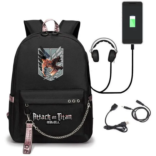 Attack on Titan Backpacks for Teenager