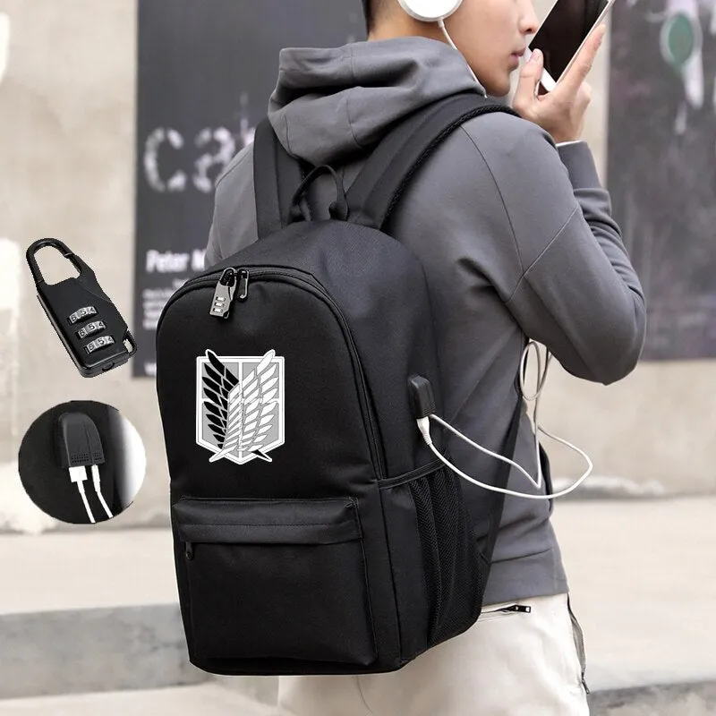 Attack on Titan Backpacks for Teenager