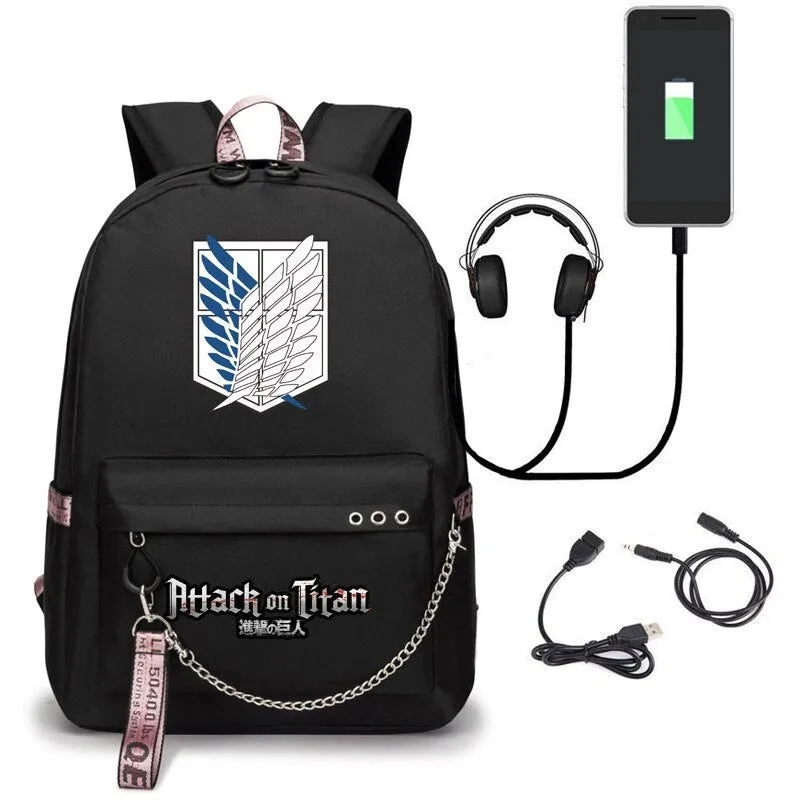 Attack on Titan Backpacks for Teenager