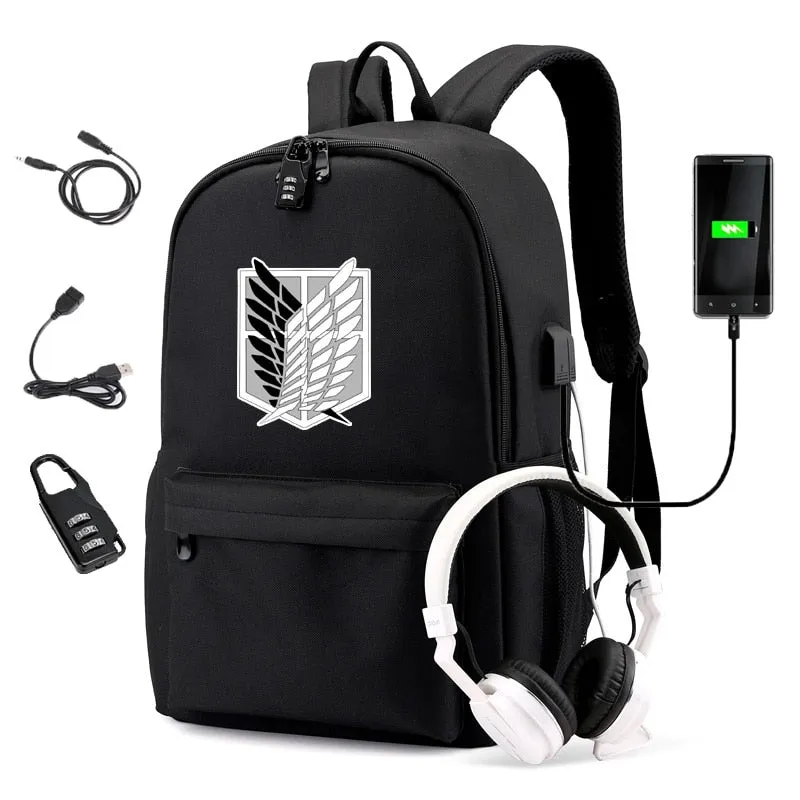 Attack on Titan Backpacks for Teenager