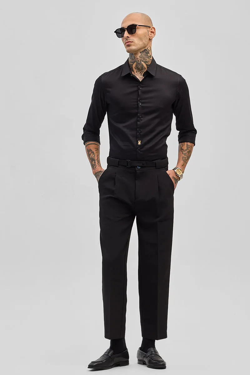 Black Korean Trousers