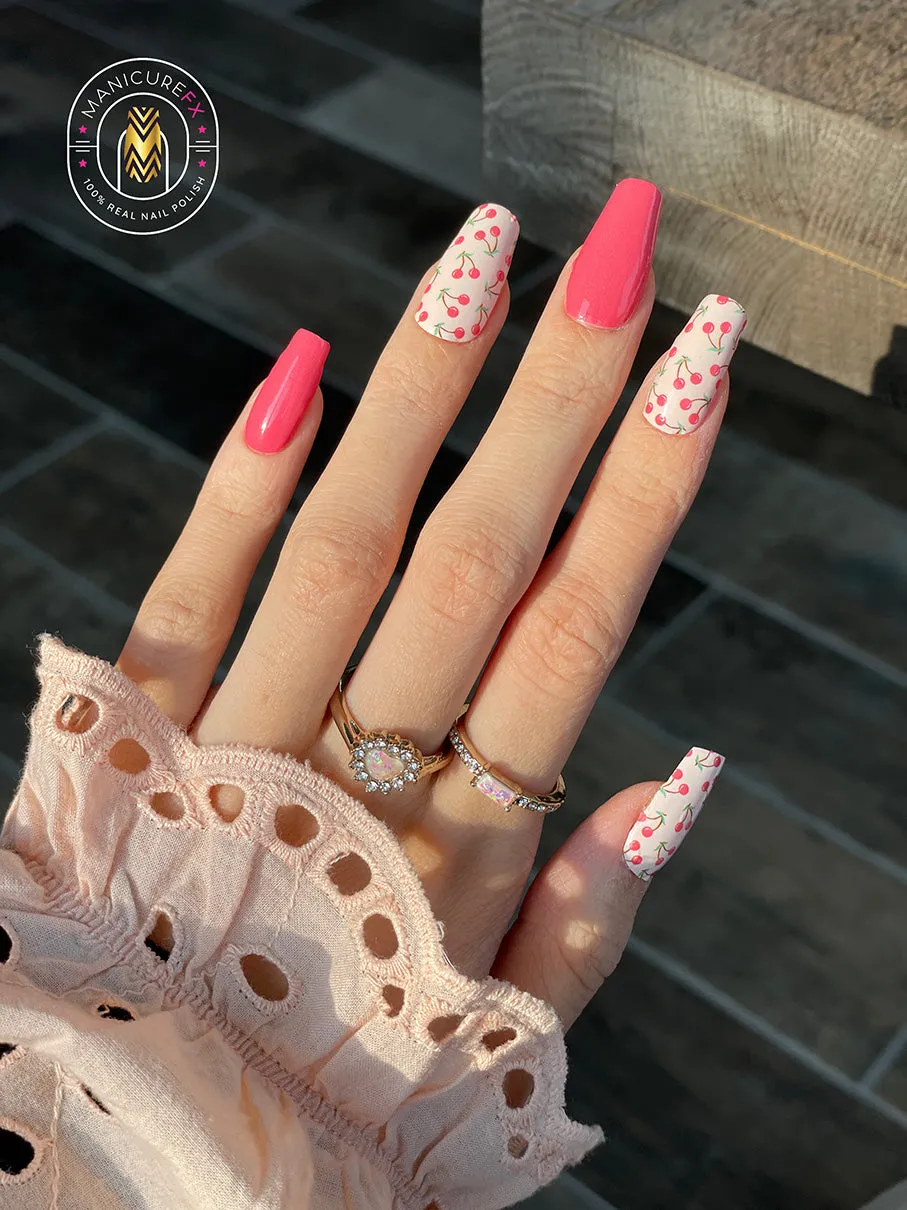 Cherry Nails - Cherry Swirl - Nail Wraps (Standard)