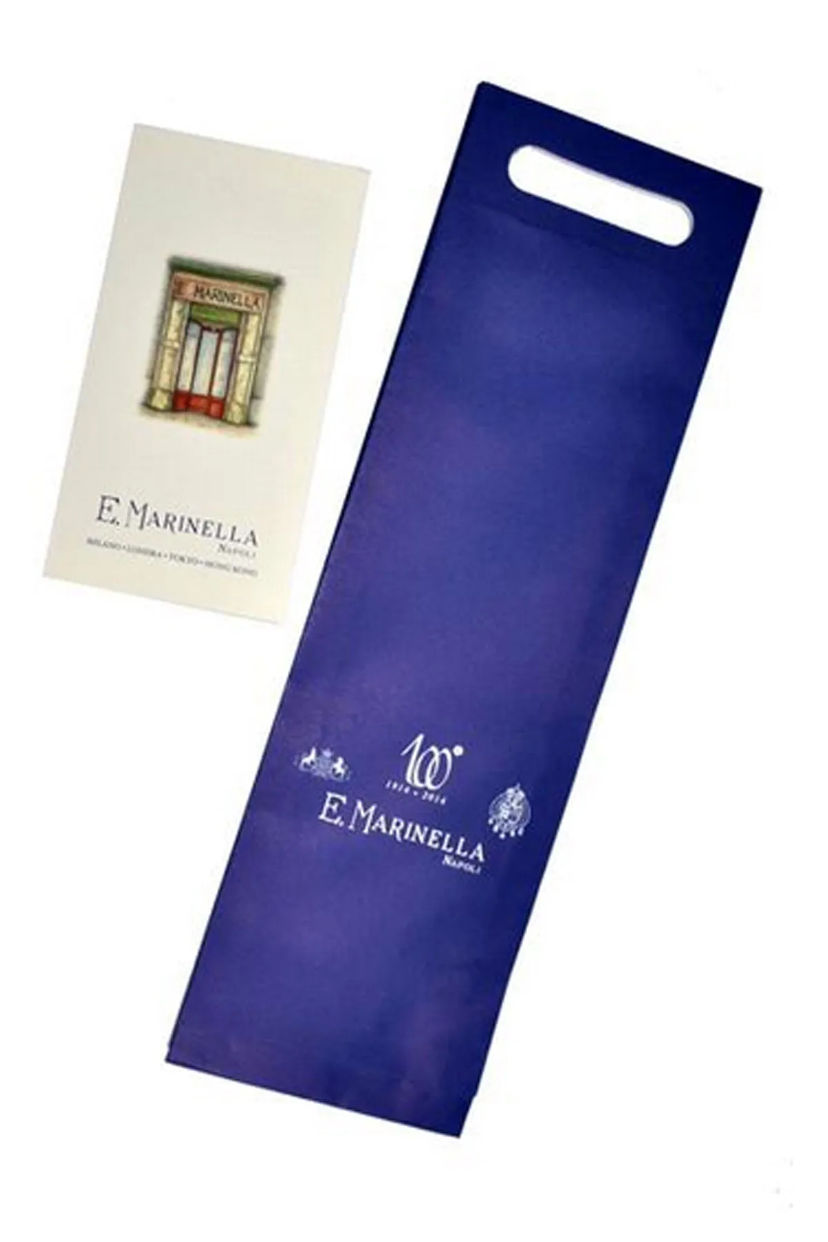 E. Marinella Tie Dark Navy Geometric