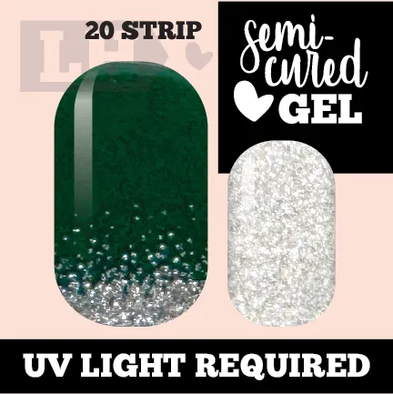 Emerald Glamour Nail Wraps