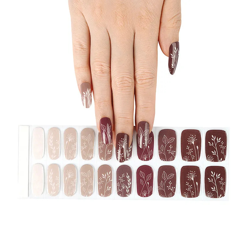 Espresso Eden - GEL Nail Wraps