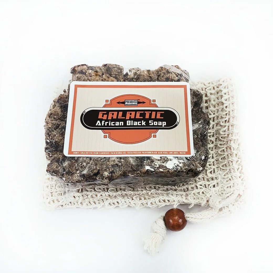 Galactic African Black Soap | Raw Unrefined & Pure | 5 Oz