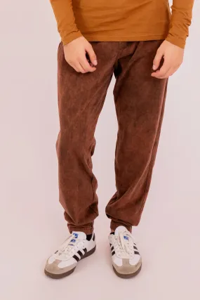 Garment-Dyed Relaxed Fit Trousers