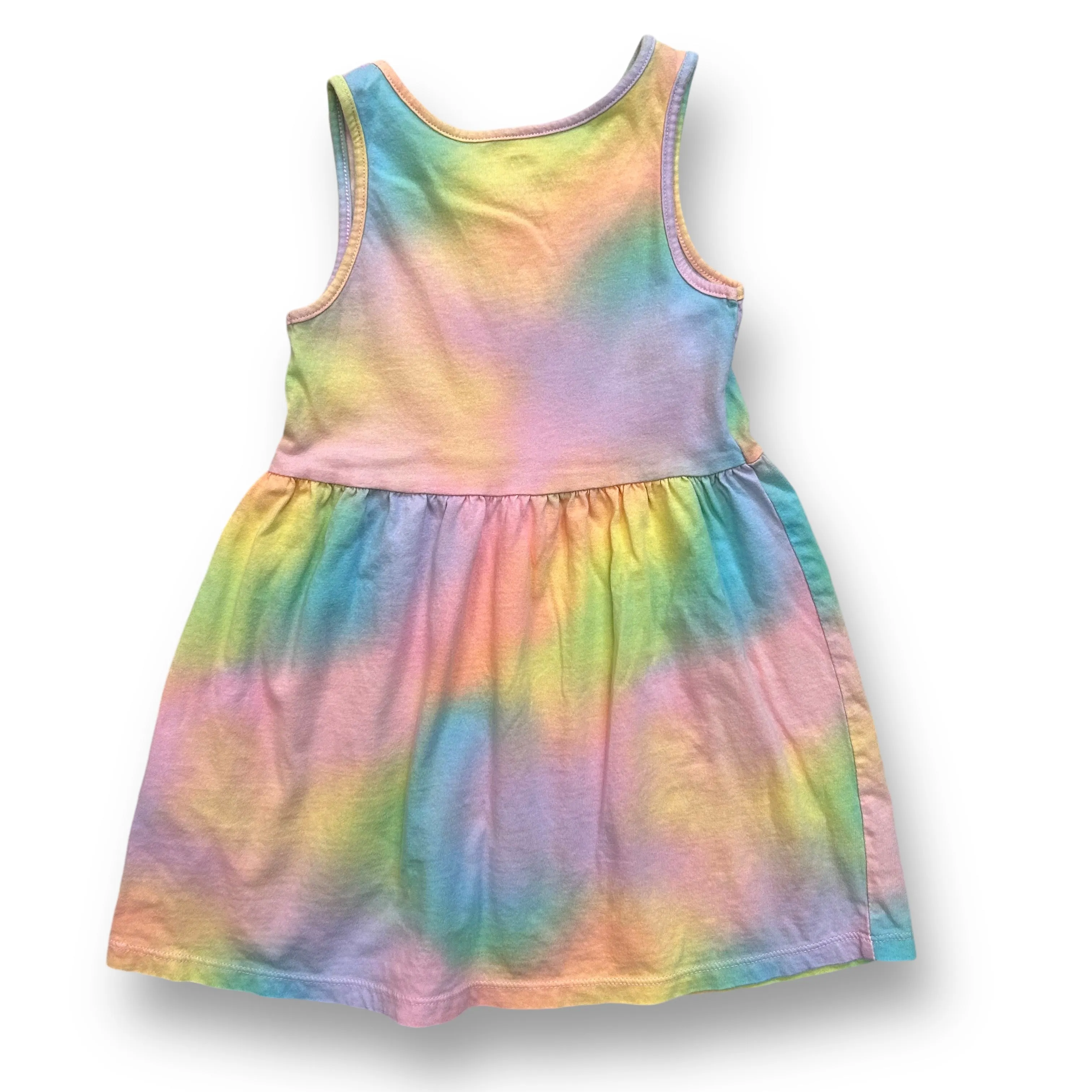 Girls H&M Size 3/4T Pastel Tie Dye Sleeveless Cotton Dress