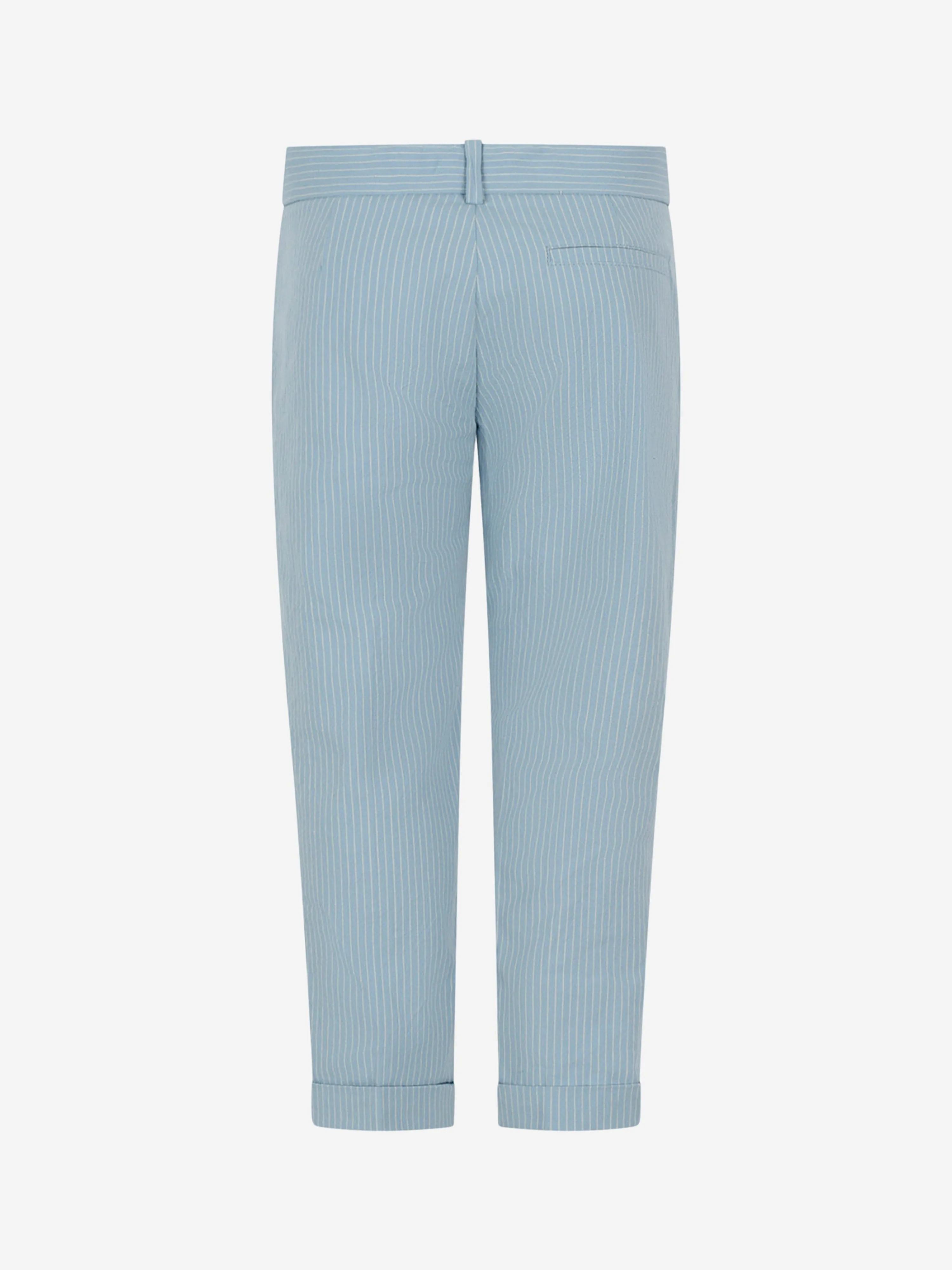 Gucci Boys Light Cotton Striped Trousers