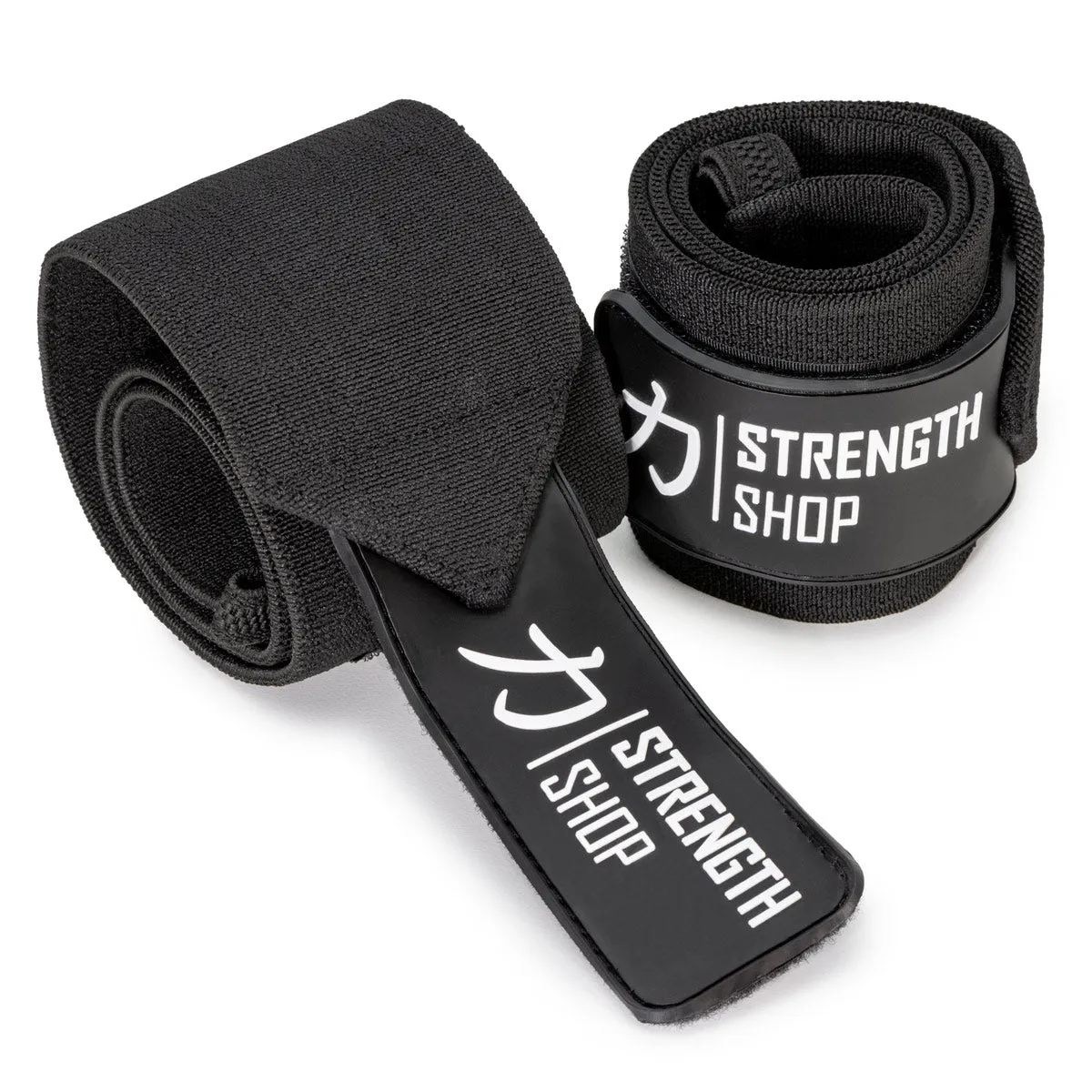 Heavy Black Wrist Wraps, 1 Pair - IPF Approved – 60cm/90cm