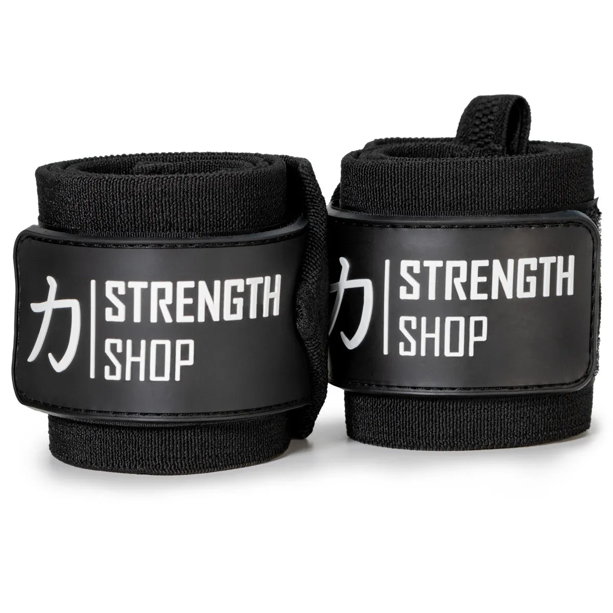 Heavy Black Wrist Wraps, 1 Pair - IPF Approved – 60cm/90cm