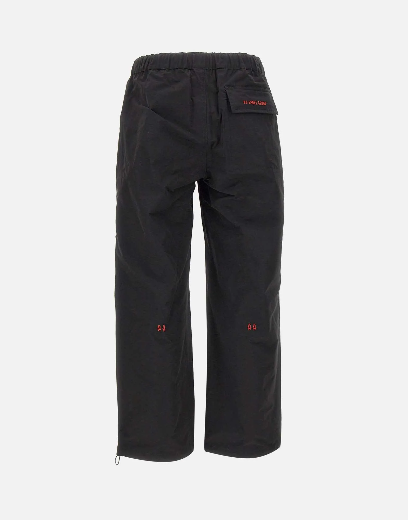 Id Technocotton Black Relaxed Trousers