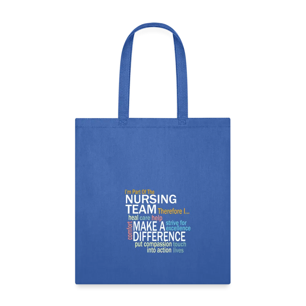 I'm On The Nursing Team - Tote Bag