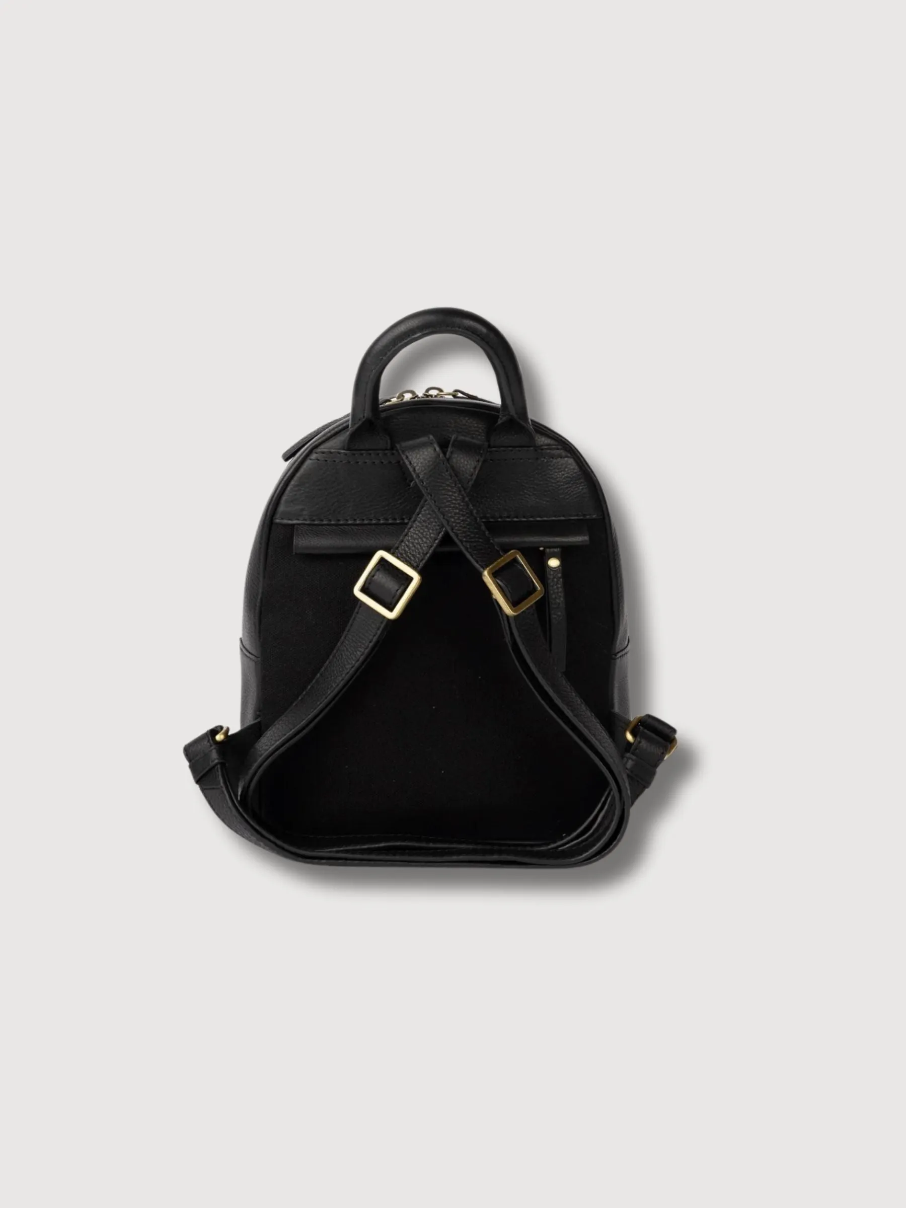 Ivy Mini Backpack - Black Soft Grain Leather