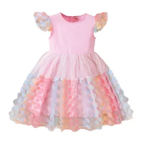 MALIA Flower Tulle Dress