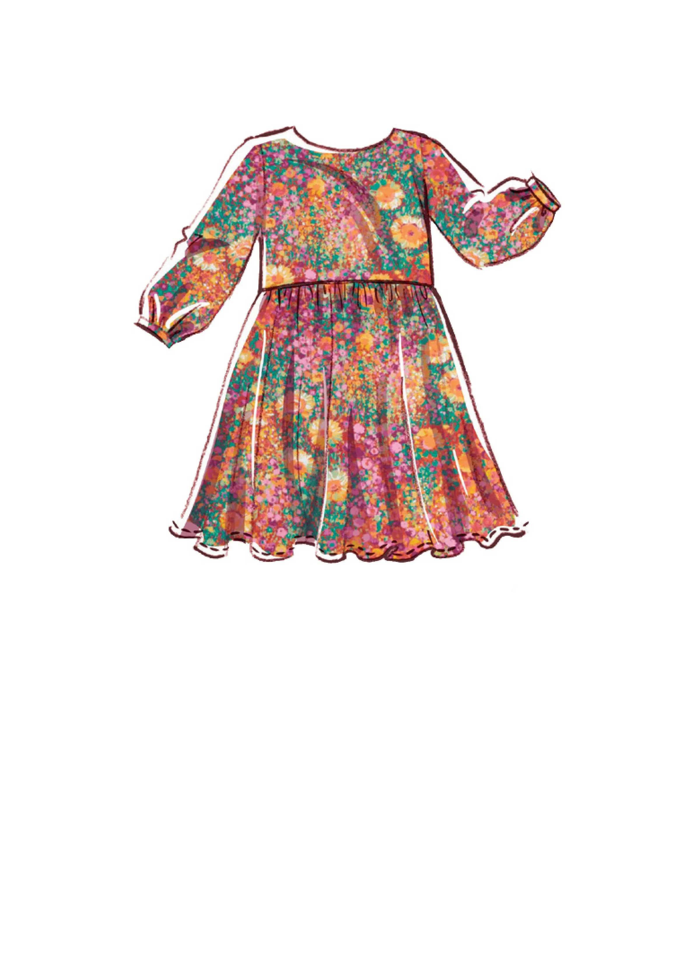 McCall's Pattern M8266 Toddlers' Dresses