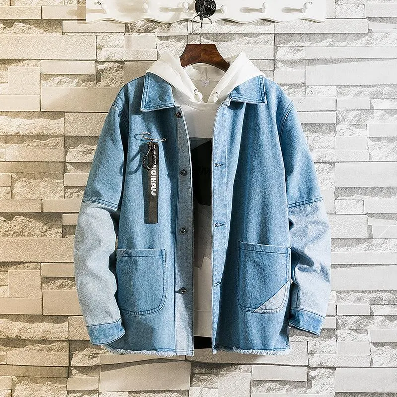 Men's Casual Hooded Denim Jacket