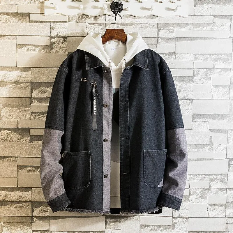 Men's Casual Hooded Denim Jacket