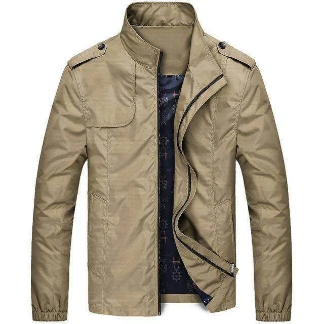 Men's Spring Thin Solid Jacket