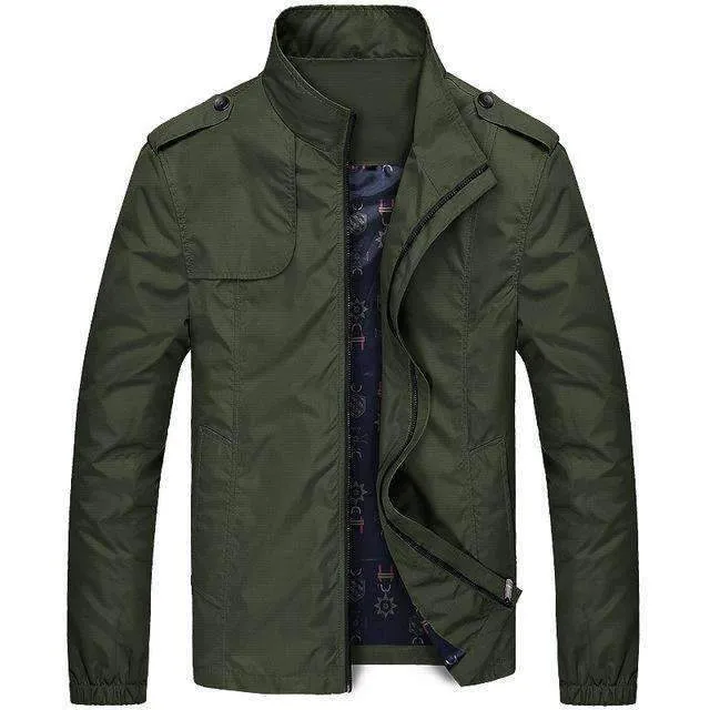 Men's Spring Thin Solid Jacket