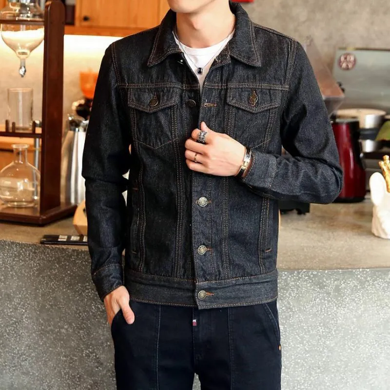 Men's Spring/Autumn Denim Thin Jacket