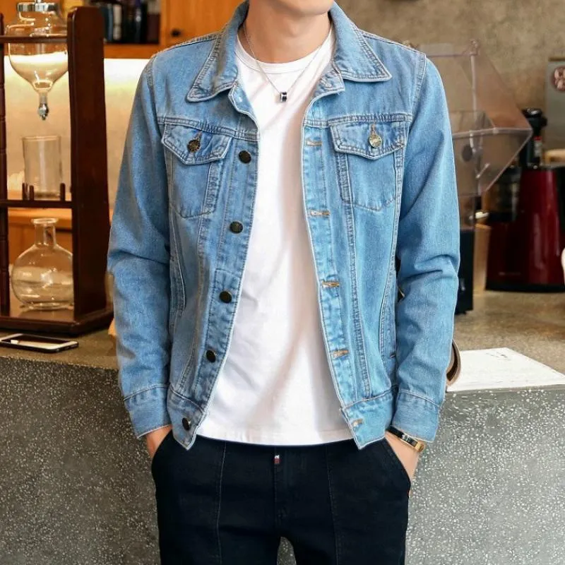 Men's Spring/Autumn Denim Thin Jacket