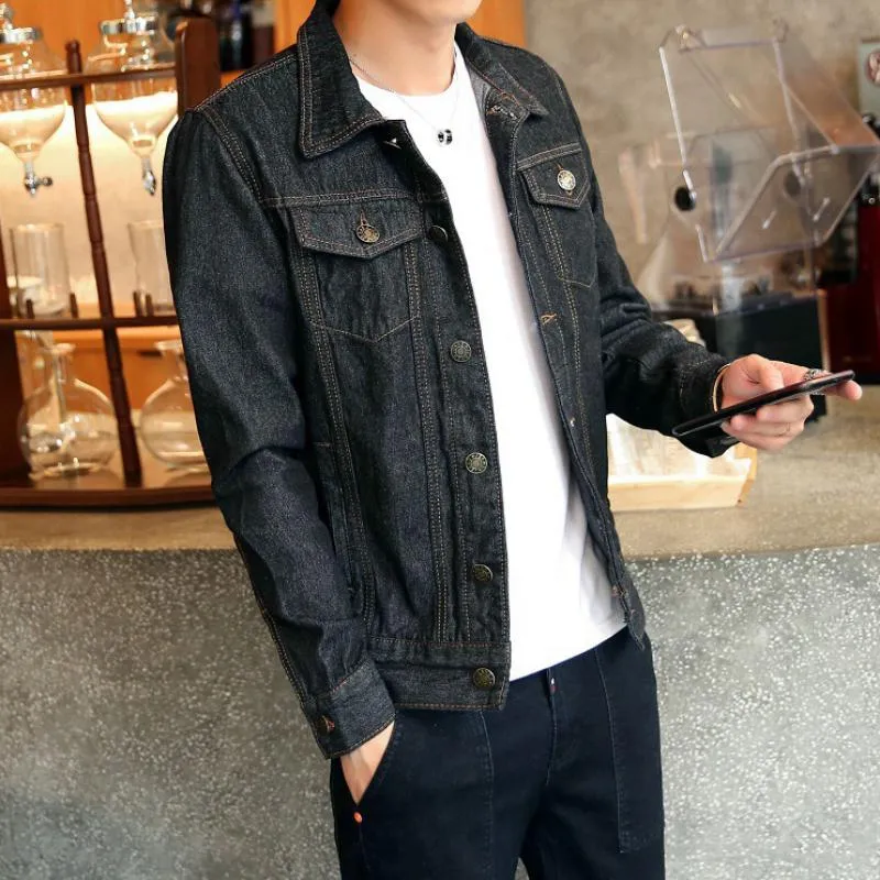 Men's Spring/Autumn Denim Thin Jacket