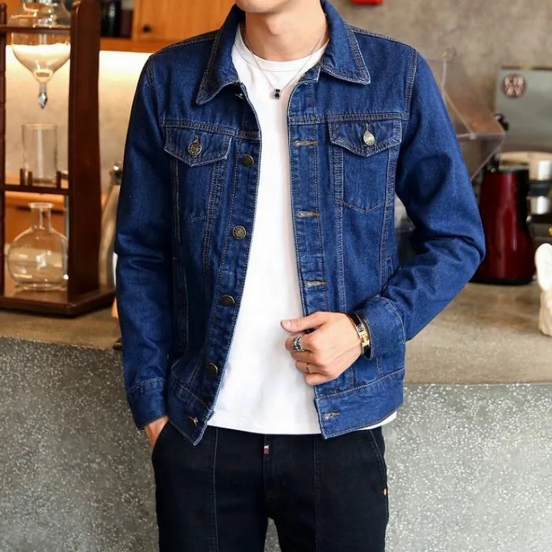 Men's Spring/Autumn Denim Thin Jacket