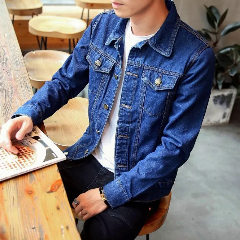 Men's Spring/Autumn Denim Thin Jacket