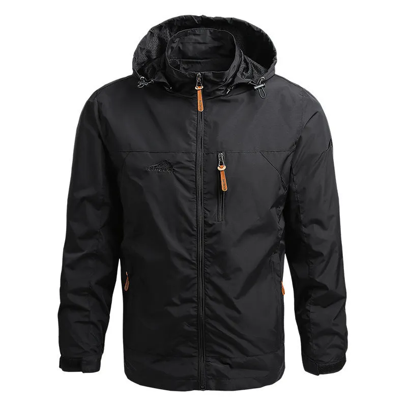 Men's Thin Outdoor Hooded Jacket