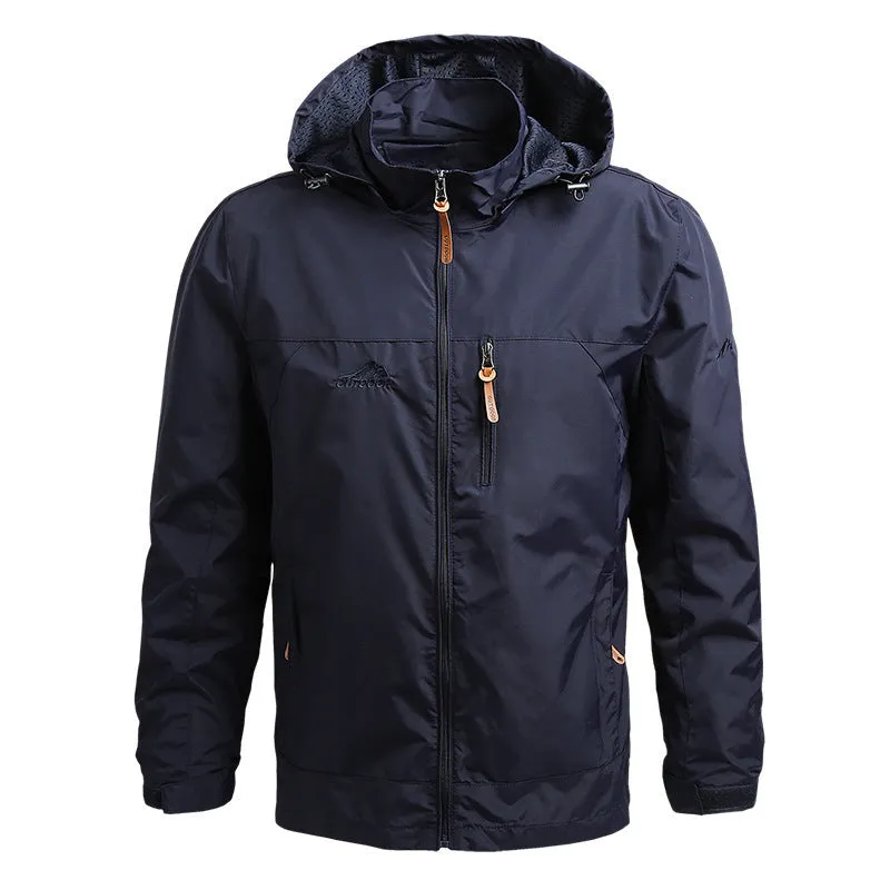 Men's Thin Outdoor Hooded Jacket