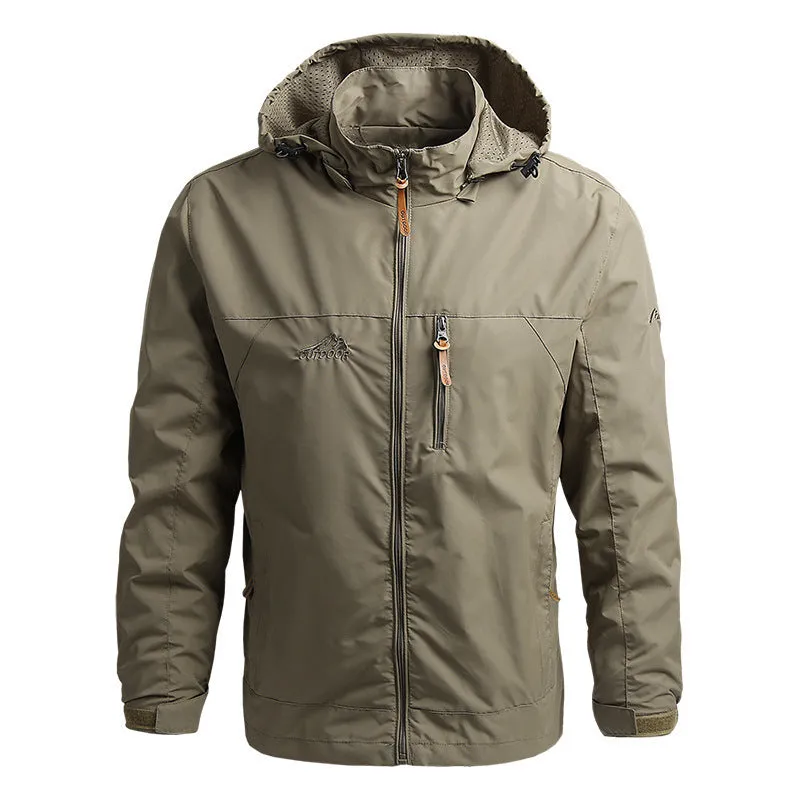 Men's Thin Outdoor Hooded Jacket