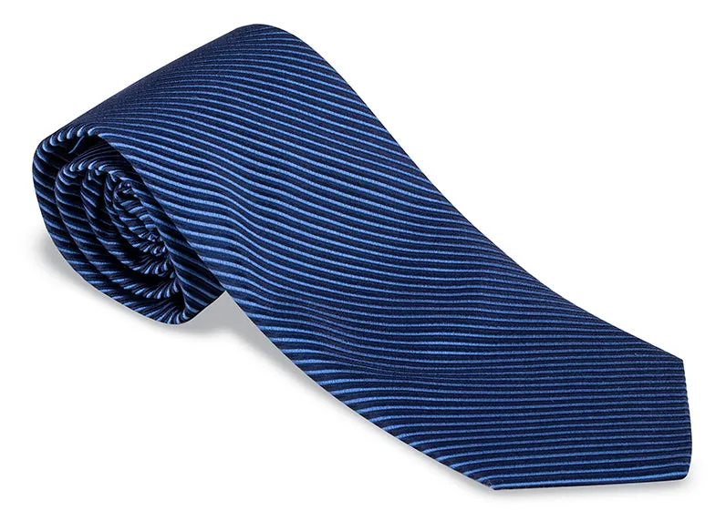 Midnight Blue Ottoman Necktie - F3776