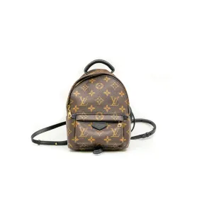 Mini Palm Springs Monogram Canvas Backpack GHW