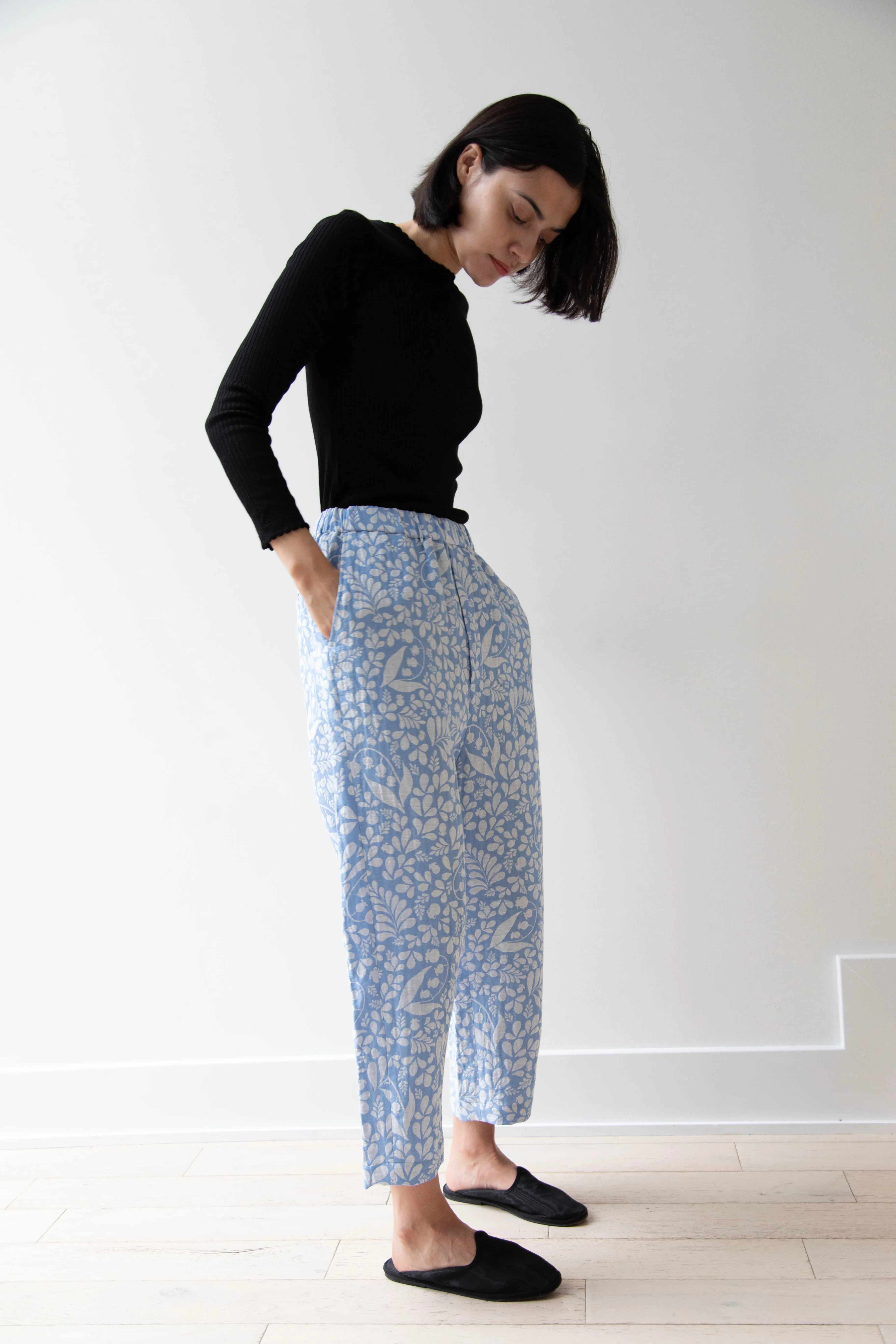 Old Man's Tailor | Tapered Floral Trousers