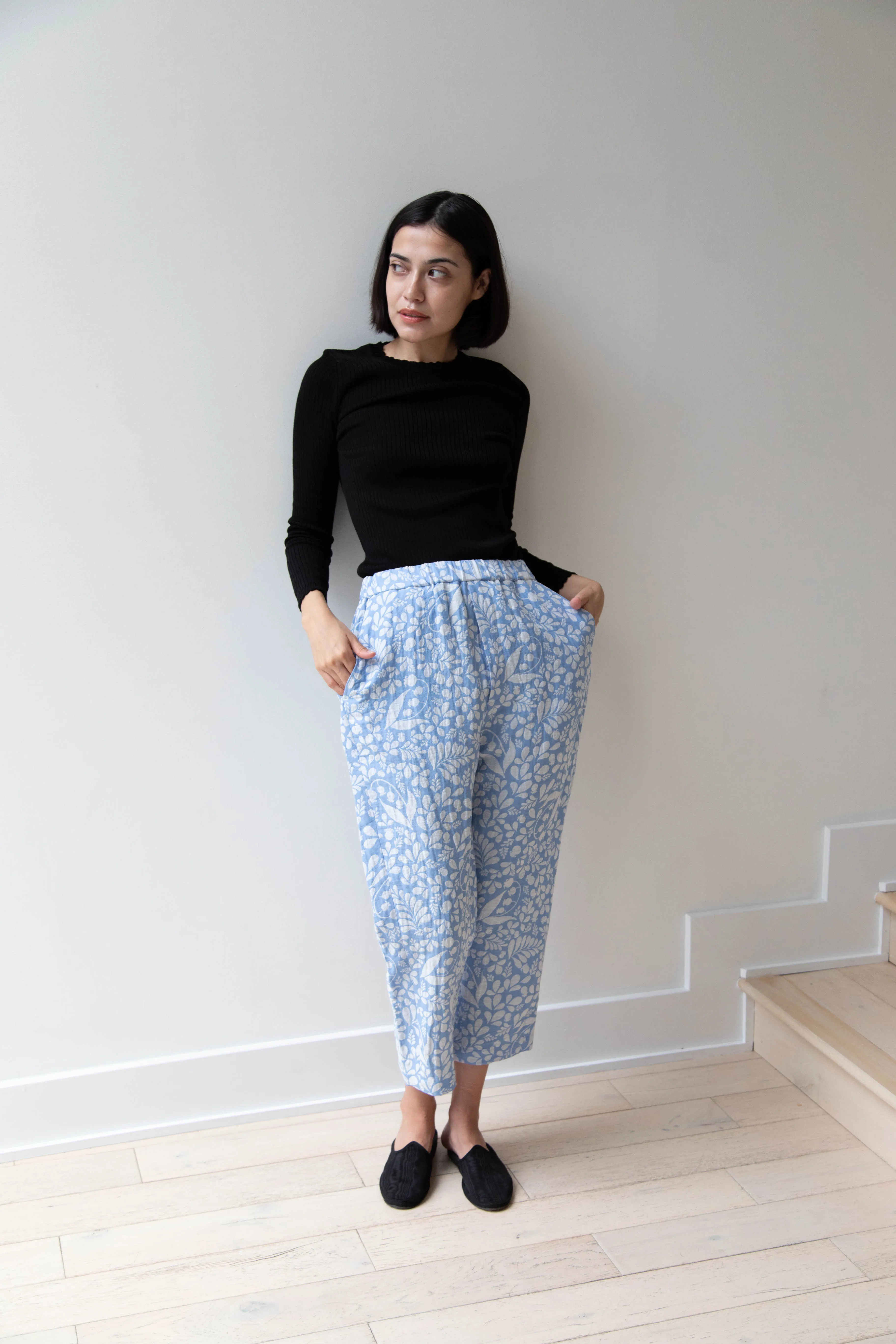 Old Man's Tailor | Tapered Floral Trousers