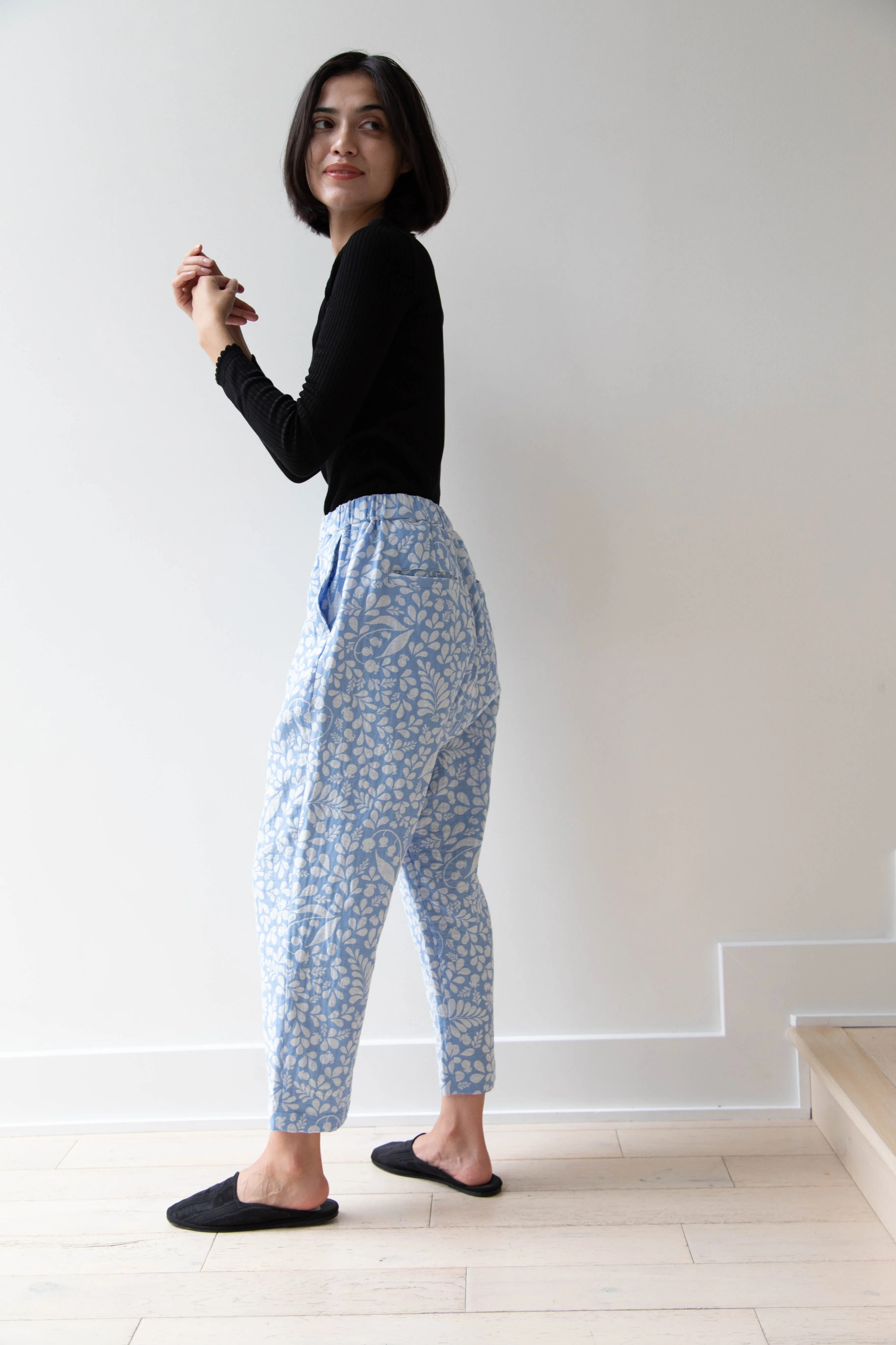 Old Man's Tailor | Tapered Floral Trousers