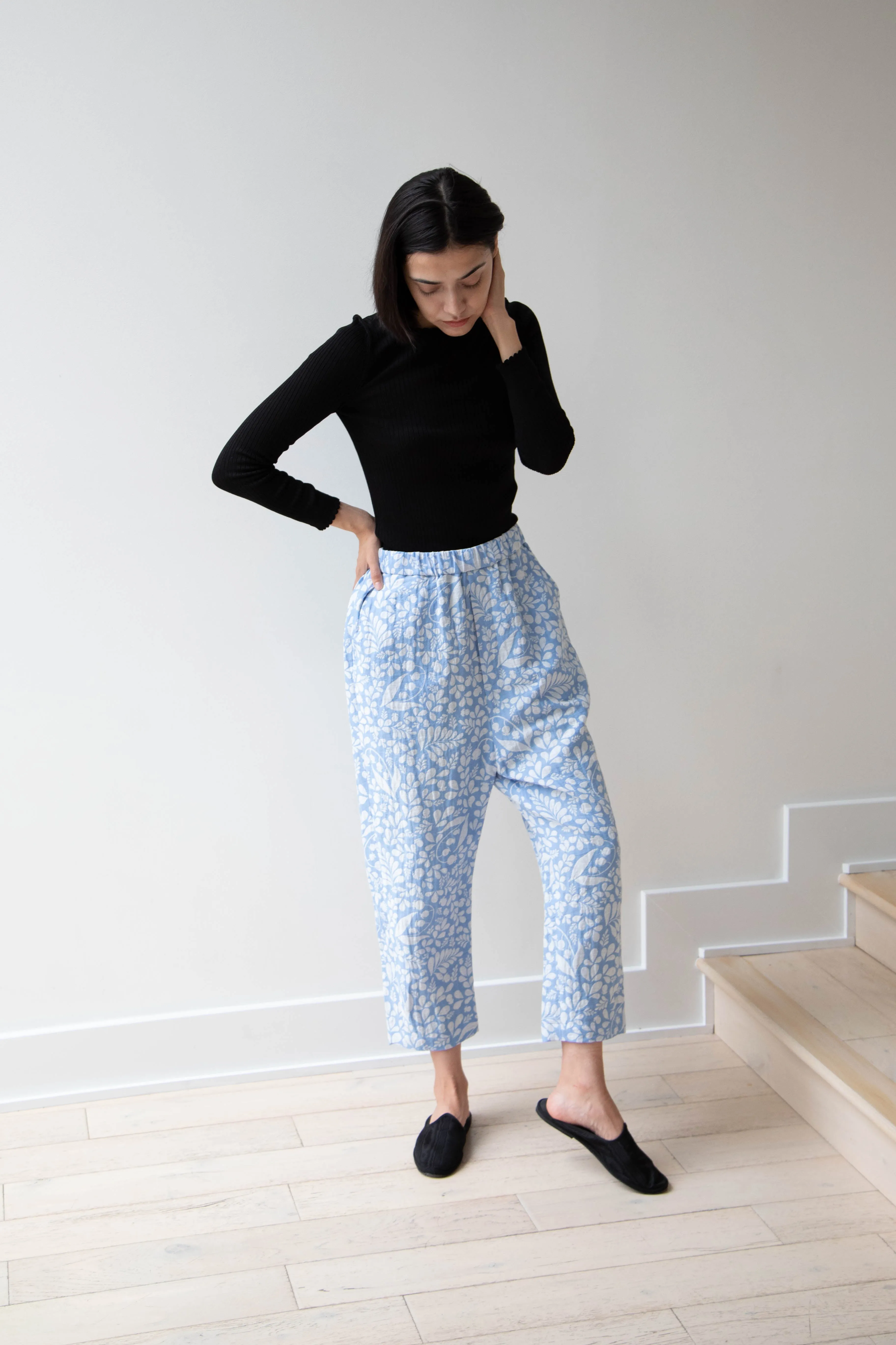 Old Man's Tailor | Tapered Floral Trousers