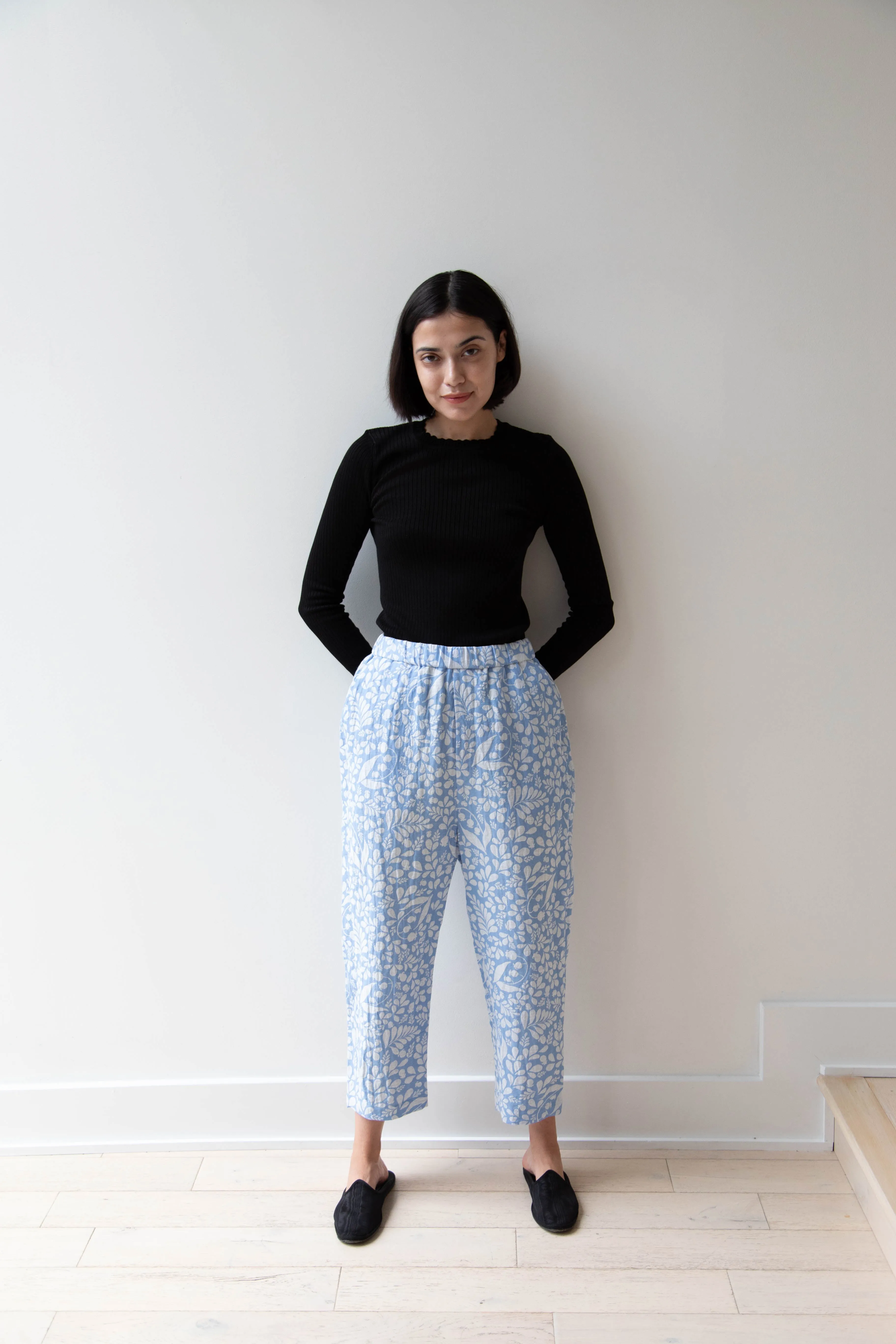 Old Man's Tailor | Tapered Floral Trousers