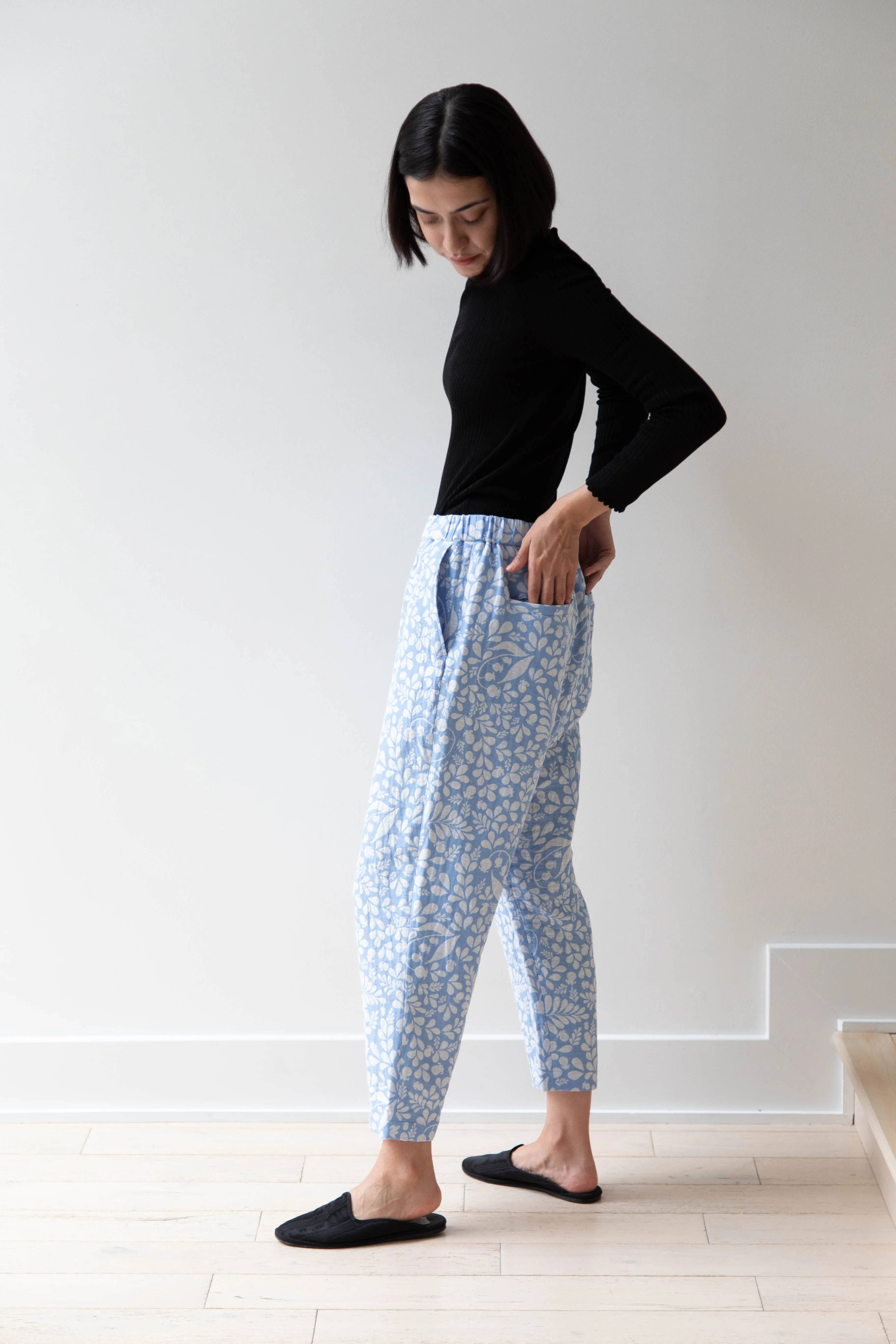 Old Man's Tailor | Tapered Floral Trousers