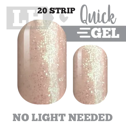 Peachy Mint Quick Gel Nail Wraps