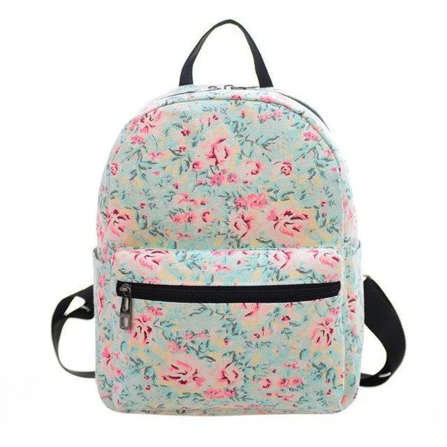 PICK YOUR PATTERN: Mini Canvas Backpack Super Funky and Fun Designs