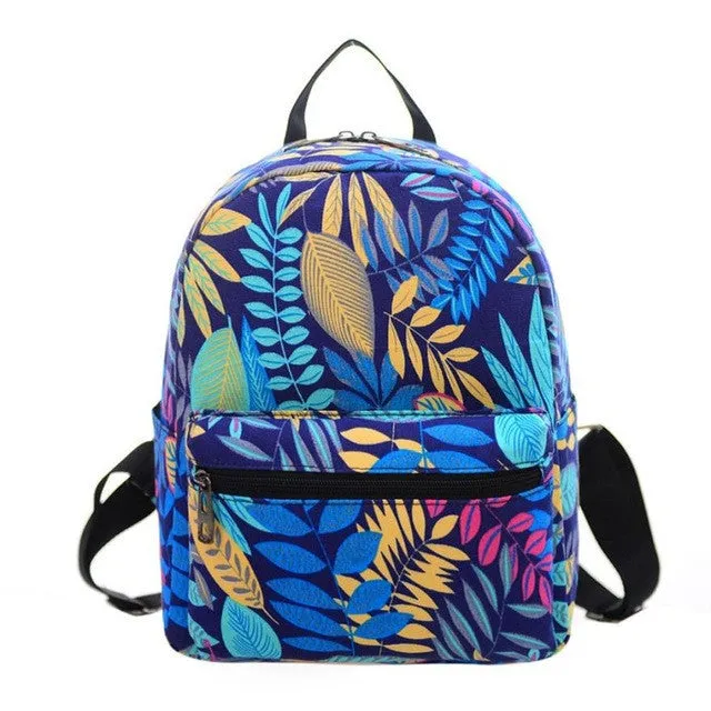 PICK YOUR PATTERN: Mini Canvas Backpack Super Funky and Fun Designs