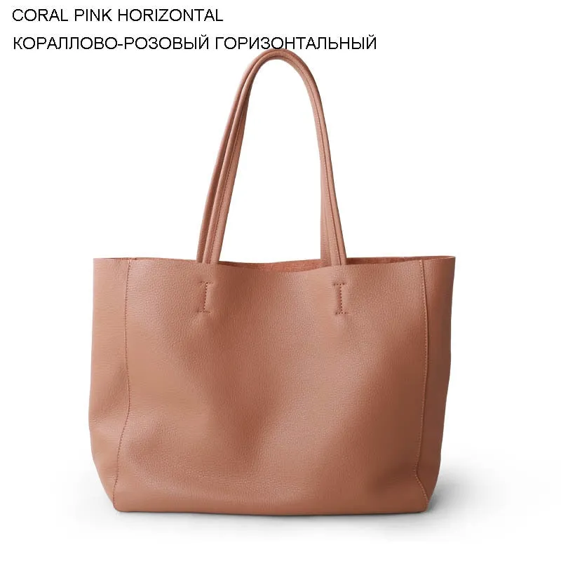 Plain Leather Tote Bag for Everyday Use