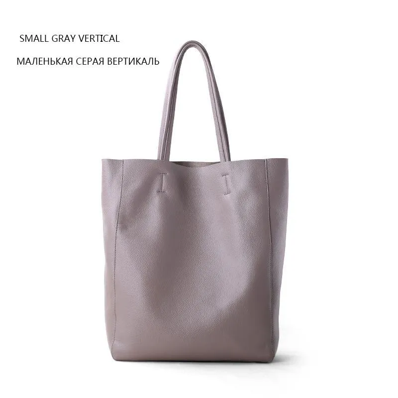 Plain Leather Tote Bag for Everyday Use