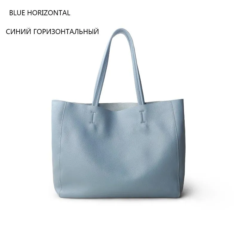 Plain Leather Tote Bag for Everyday Use